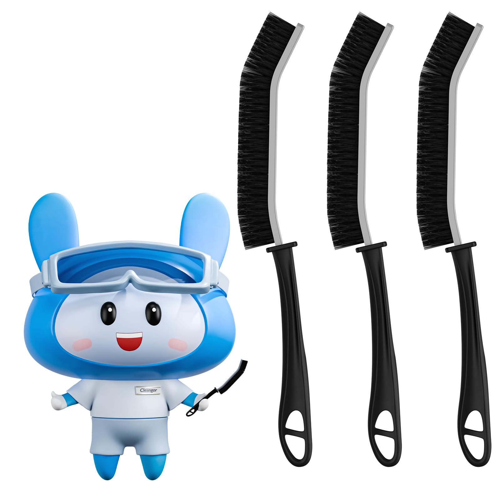 Hartborsten Fugenbürste Bad & Fliesen + Reinigung + Erwachsene + Bad + Ecken und Ritzen reinigen + 15° Schmaler Bürstenk