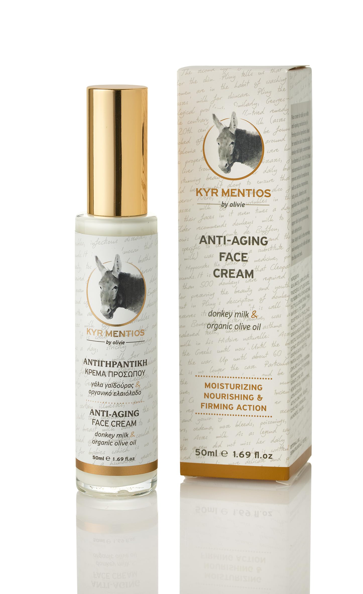  Anti-Falten-Gesichtscreme mit Eselsmilch für reife Frauen zur Nachtpflege
| Anti-Falten-Gesichtscreme mit Eselsmilch - 